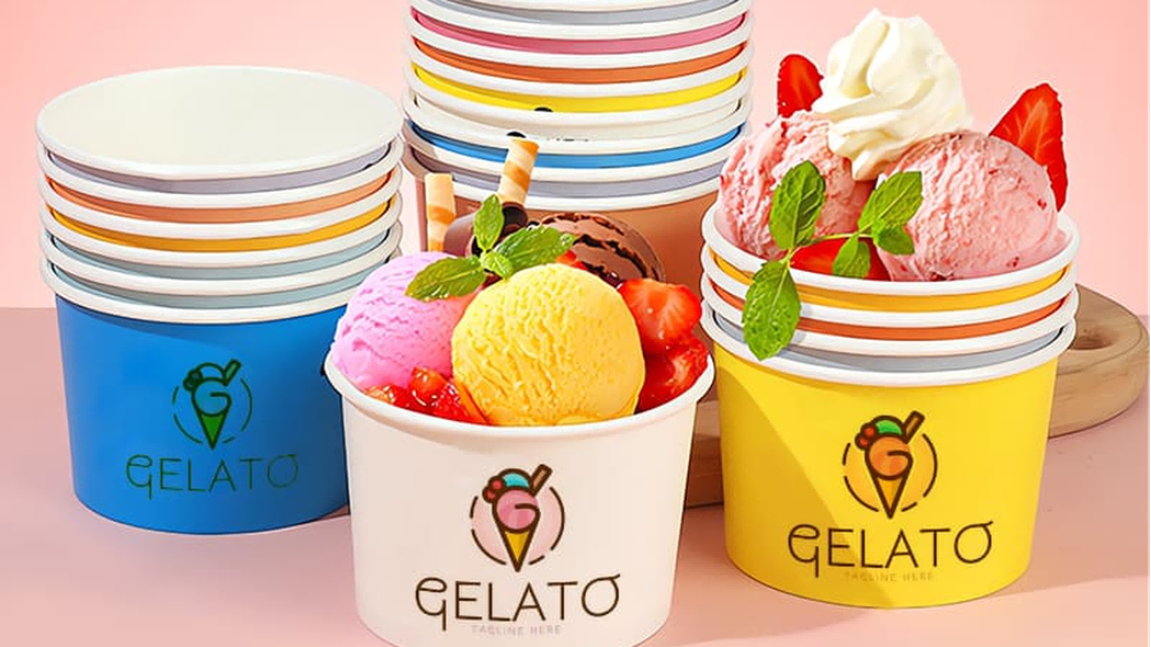 Printed Ice cream cups 1 Printed Ice cream cups 1