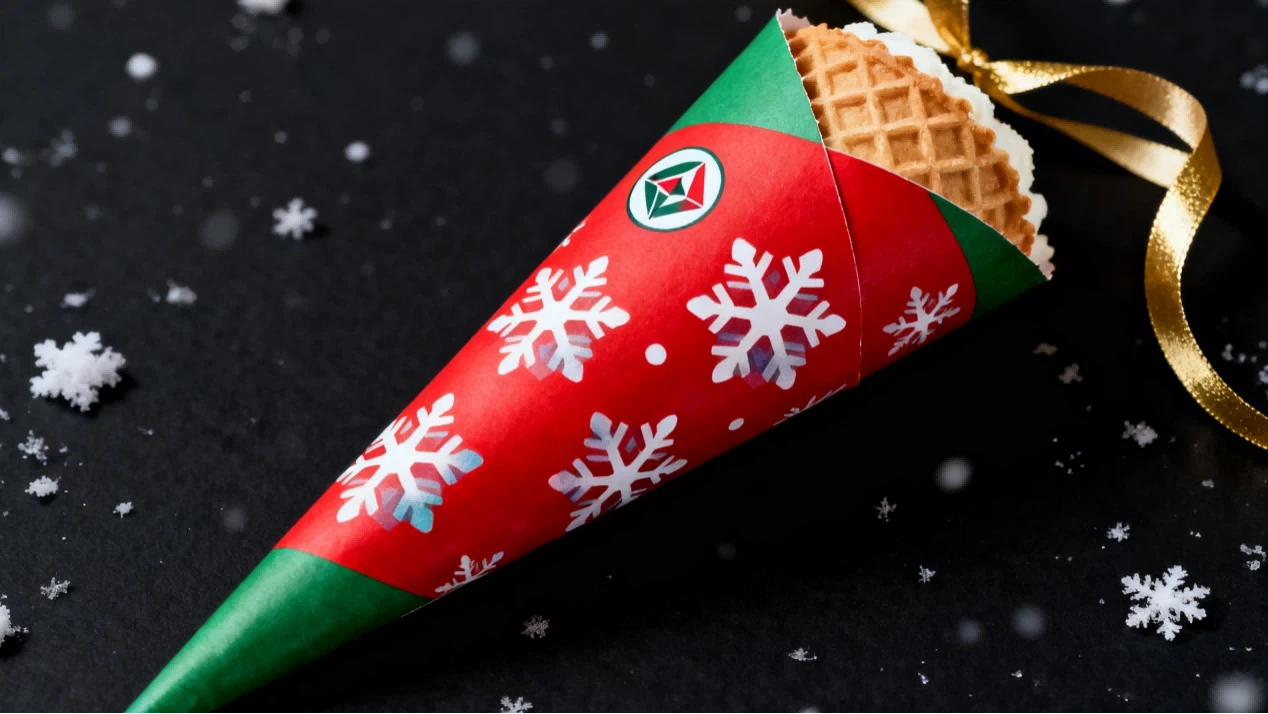 Custom Ice Cream Cone Paper Sleeves 3 Custom Ice Cream Cone Paper Sleeves 3